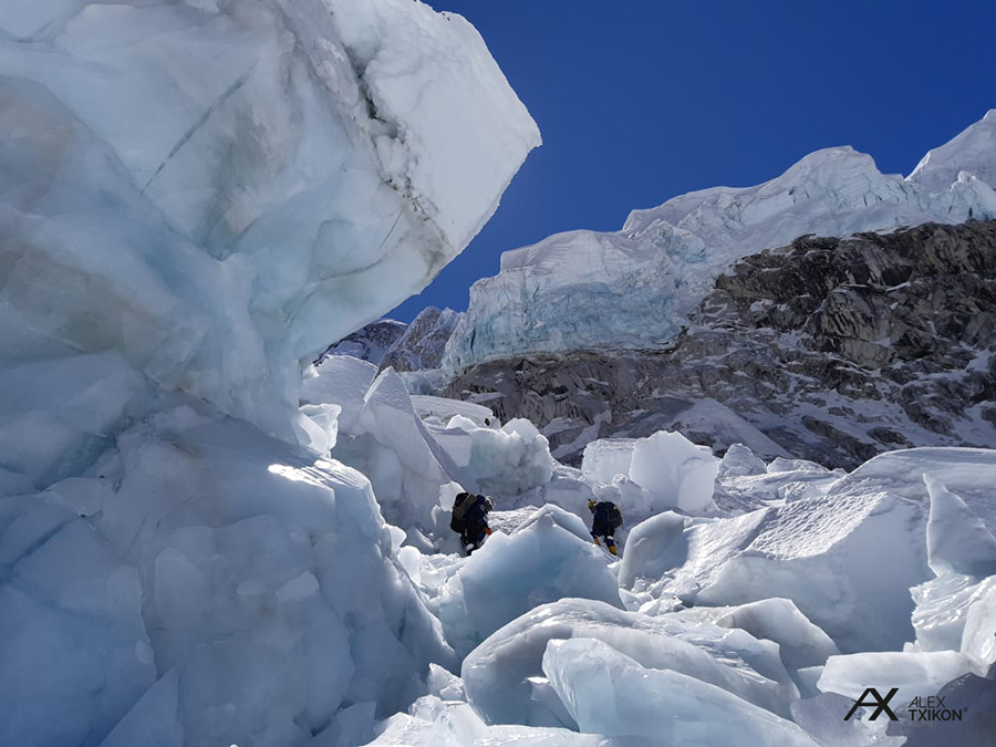 inside the icefall